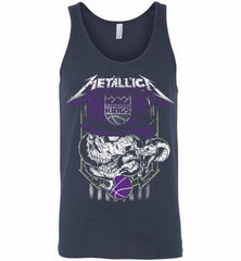 Metallica Skull Snake Sacramento Kings Tank - zezetee