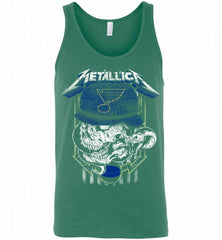 Metallica Skull Snake St Louis Blues Tank - zezetee