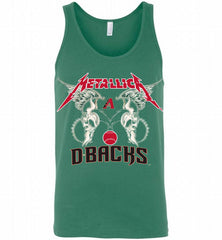 Metallica Arizona Diamondbacks Logo Tank - zezetee
