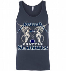 Metallica Seattle SeahawksLogo Tank - zezetee