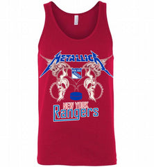 Metallica New York Rangers Logo Tank - zezetee