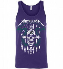 Metallica Snake Skull Dallas Stars Logo Tank - zezetee