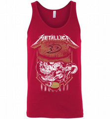 Metallica Skull Snake Anaheim Ducks Tank - zezetee