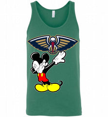 Disney Mickey Mouse Dabbing New Orleans Pelicans Tank - zezetee