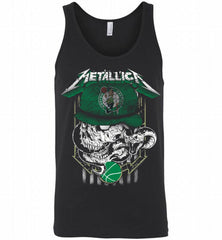 Metallica Skull Snake Boston Celtics Tank - zezetee