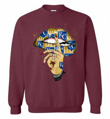 MLB Royals Lip Shut The Fuck Up Crewneck Sweatshirt - zezetee