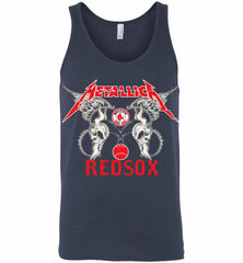Metallica Boston Red Sox Logo Tank - zezetee