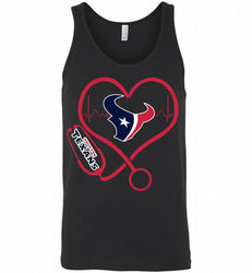 Nurse Heartbeat Houston Texans Tank