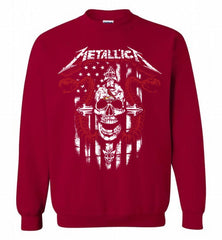 Metallica St Louis Cardinals Logo Crewneck Sweatshirt - zezetee