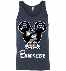 DENVER BRONCOS GIFT FANS MIKEY DISNEY GIFT Tank - zezetee