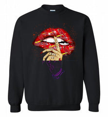 mlb cardinals lip shut the fuck up Crewneck Sweatshirt - zezetee