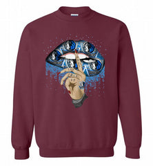 Dallas Mavericks Lip Shut The Fuck Up Crewneck Sweatshirt - zezetee