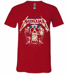Metallica We Don't Give A Shit Kansas City Royals V-Neck Shirt - zezetee