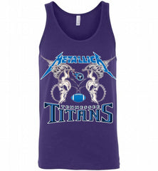 Metallica Tennessee Titans Logo Tank - zezetee