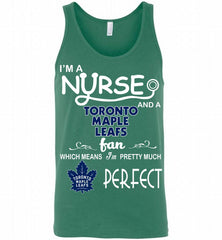 I'M A Nurse And A Toronto Maple Leafs Fans Gift Tank - zezetee