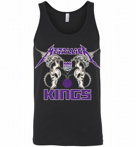 Metallica Sacramento Kings Logo Tank - zezetee