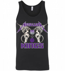 Metallica Sacramento Kings Logo Tank - zezetee