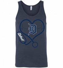 Nurse Heartbeat Detroit Tigers Tank - zezetee