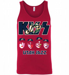 Kiss Utah Jazz Logo Tank - zezetee