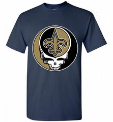 New Orleans Saints Grateful Dead Logo Band Shirt - zezetee