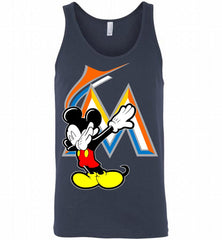 Disney Mickey Mouse Dabbing Miami Marlins Tank - zezetee
