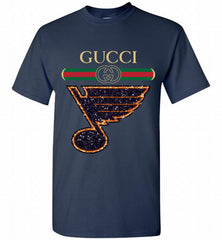 Gucci St Louis Blues Logo Shirt - zezetee
