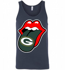 Green Bay Packers  x The Rolling Stones Logo Tank - zezetee