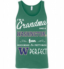 I'M A Grandma And A Washington Huskies Fan Tank - zezetee