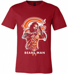 AQUAMAN CHICAGO BEARS MAN Canvas USA - zezetee