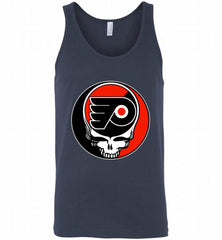 NHL TEAM PHILADELPHIA FLYERS X GRATEFUL DEAD LOGO BAND Tank - zezetee