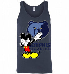 Disney Mickey Mouse Dabbing Memphis Grizzlies Tank - zezetee