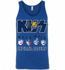 Kiss Indiana Pacers Logo Tank - zezetee