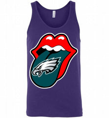 Philadelphia Eagles  x The Rolling Stones Logo Tank - zezetee