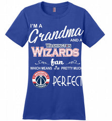 I'M A Grandma And A Washington Wizards Fans Perfect Ladies Perfect - zezetee