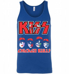 Kiss Chicago Bulls Logo Tank - zezetee