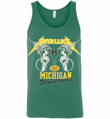 Metallica Michigan Wolverines Logo Tank - zezetee