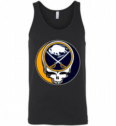 NHL TEAM BUFFALO SABRES X GRATEFUL DEAD LOGO BAND Tank