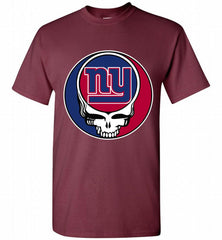 New York Giants Grateful Dead Logo Band Shirt - zezetee