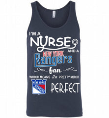 I'M A Nurse And A New York Rangers Fans Gift Tank - zezetee