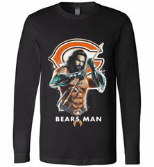 AQUAMAN CHICAGO BEARS MAN Long Sleeve - zezetee