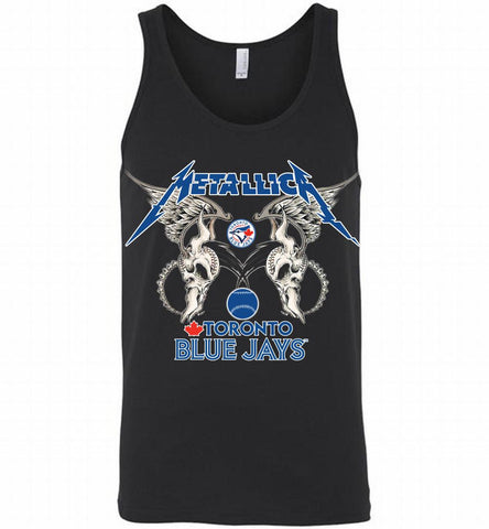 Metallica Toronto Blue Jays Logo Tank - zezetee