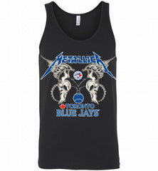 Metallica Toronto Blue Jays Logo Tank - zezetee