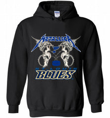 Metallica St Louis Blues Logo Hoodie - zezetee