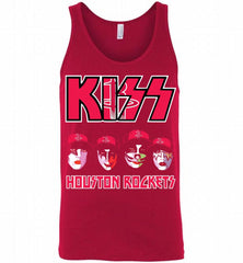 Kiss Houston Rockets Logo Tank - zezetee