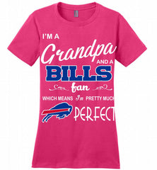 I'M A Grandpa And A Buffalo Bills Pretty Much Perfect Ladies Perfect - zezetee
