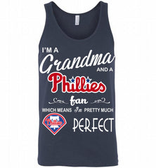 I'M A Grandma And A Philadelphia Phillies Fans Gift Tank - zezetee