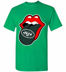 New York Jets  x The Rolling Stones Logo Shirt - zezetee