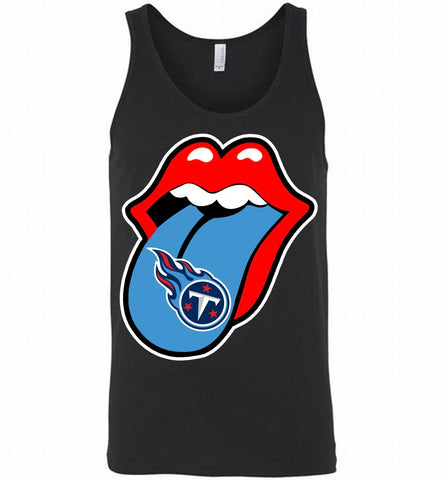 Tennessee Titans  x The Rolling Stones Logo Tank - zezetee