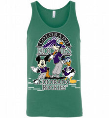 Mickey Goofy Donald Colorado Rockies Teams Tank - zezetee