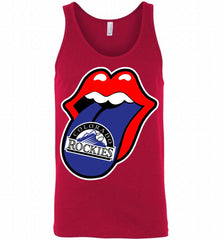 Colorado Rockies  x The Rolling Stones Logo Tank - zezetee